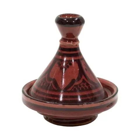 Imagen TALLIN CERAMICA ESMALTADA ROJO 9X10