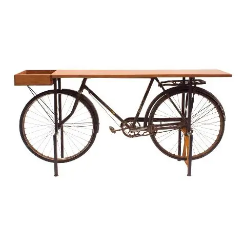 Imagen CONSOLA BICICLETA ENCIMERA MADERA