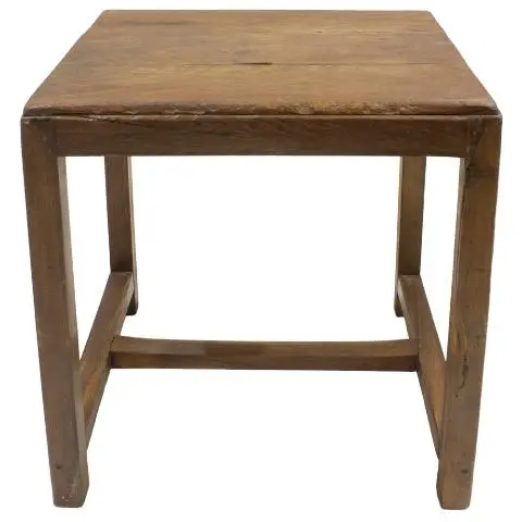 Imagen MESA AUXILIAR MADERA NATURAL CERA