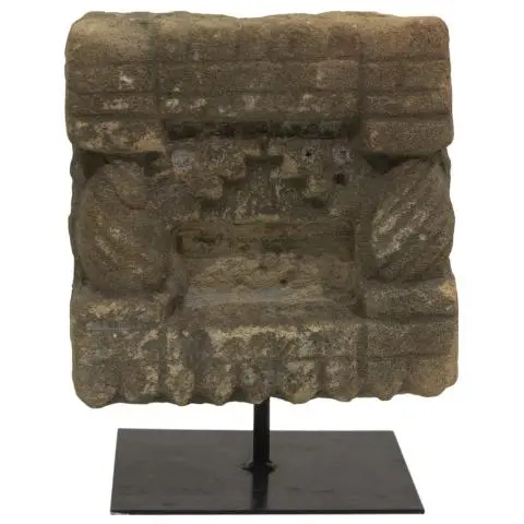 Imagen TEMPLO MINI PIEDRA CON SOPORTE FORJA