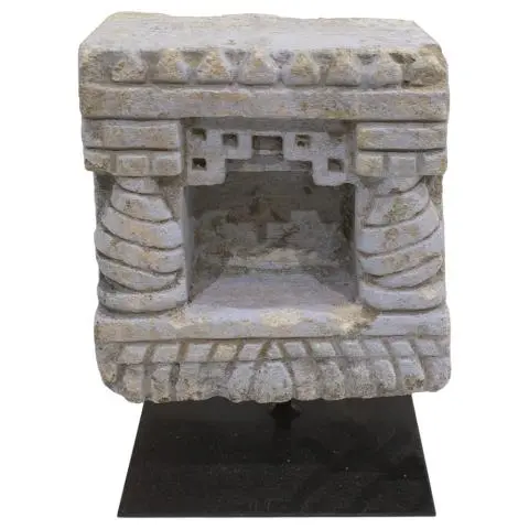 Imagen TEMPLO MINI PIEDRA CON SOPORTE FORJA