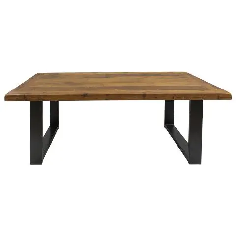 Imagen MESA COMEDOR MADERA PATAS METAL 77X210X115CM