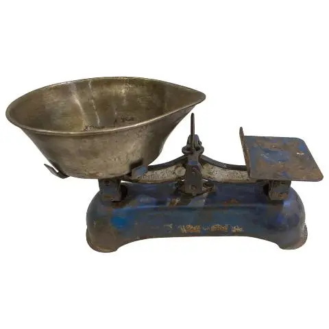 Imagen BALANZA METALICA AZUL