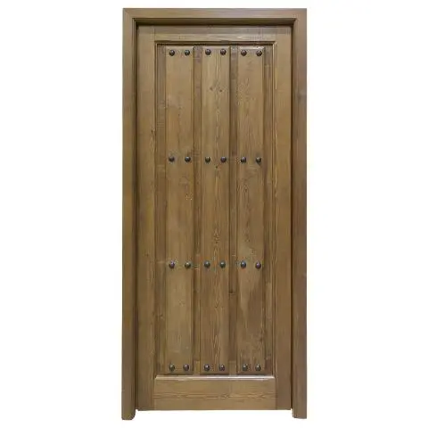 Imagen PUERTA ANTIGUA 1/H CON DUELAS Y CLAVOS FORJA