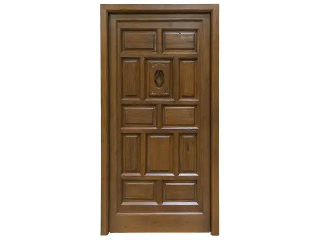 Imagen PUERTA ANTIGUA 1/H CUARTERONES MIRILLA Y TALLA