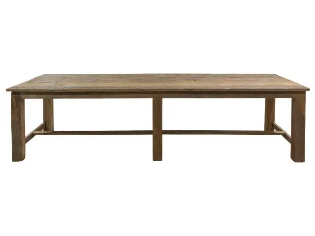 Imagen MESA COMEDOR MADERA TECA RECICLADA 296X90 CM.