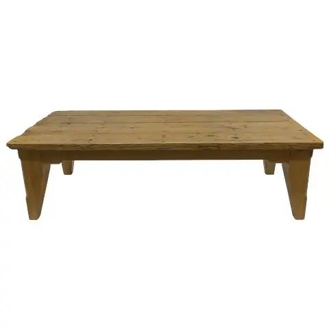 Imagen MESA CENTRO PUERTA ANTIGUA LAMAS NATURAL  178X85 CM.