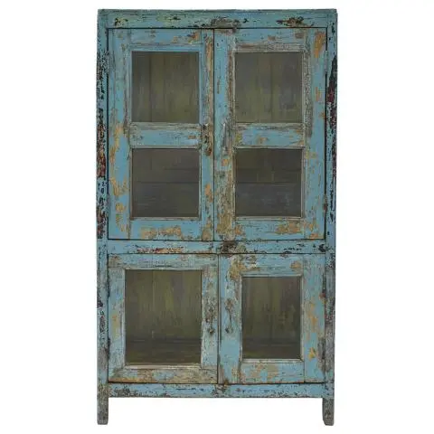 Imagen VITRINA ANTIGUA AZUL 4/H