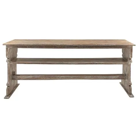 Imagen CONSOLA PUTITRE ANTIGUA PATINA BLANCA