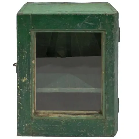 Imagen VITRINA COLGAR ANTIGUA  1/H VERDE