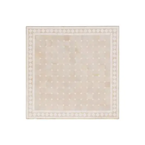 Imagen TABLERO MESA MOSAICO CUADRADO GRIS / BLANCO 80X80X3CM