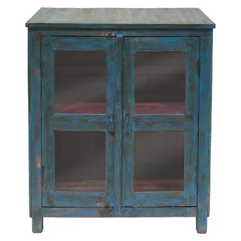 Imagen VITRINA 2/H AZUL Y RESTOS ROSAS