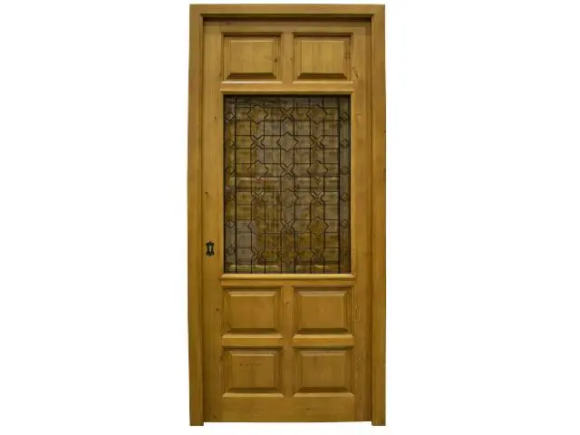 Imagen PUERTA MOD. ALCZAR 1/H CUARTERON Y REJA