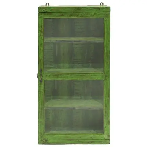 Imagen VITRINA COLGAR 1/H ACRISTALADA VERDE