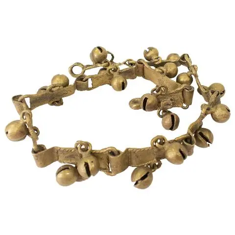 Imagen COLLAR CASCABELES METAL DORADO