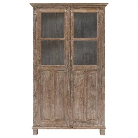 Imagen VITRINA ANTIGUA 2/H BLANCO ENVEJECIDO