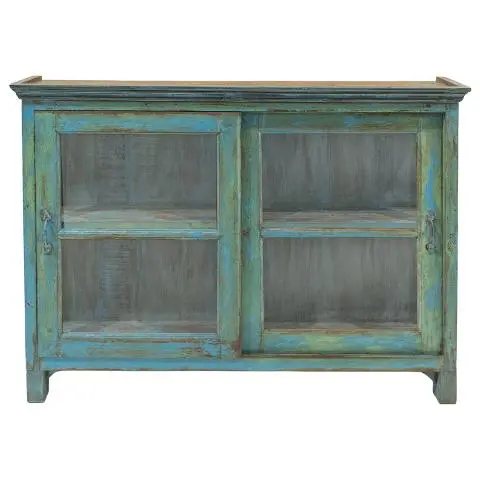 Imagen VITRINA ANTIGUA 2/H CORREDERAS AZUL