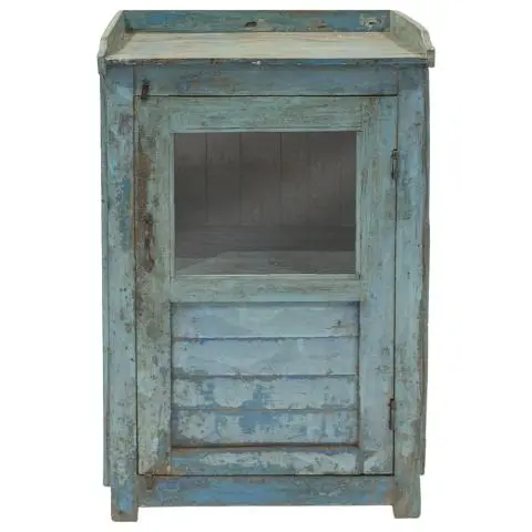 Imagen VITRINA ANTIGUA AZUL 1/H