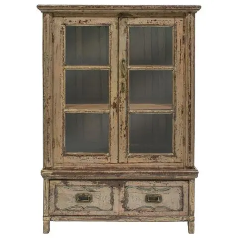 Imagen VITRINA ANTIGUA DOS MODULOS 2/H 2/C CREMA