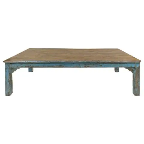 Imagen MESA CENTRO ANTIGUA AZUL