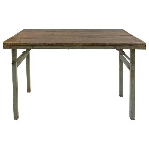Imagen MESA PLEGABLE MADERA Y METAL