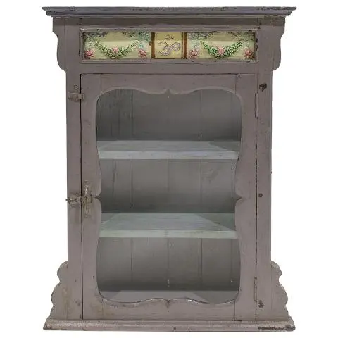 Imagen VITRINA COLGAR ANTIGUA MORADA AZULEJOS 1/H